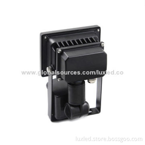 PIR LED Floodlight, PIR Sensor, COB Bridgelux Chip, High-lumen with 3-5 Years Warranty